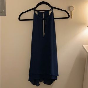 Banana Republic Size Small Navy Blue Blouse